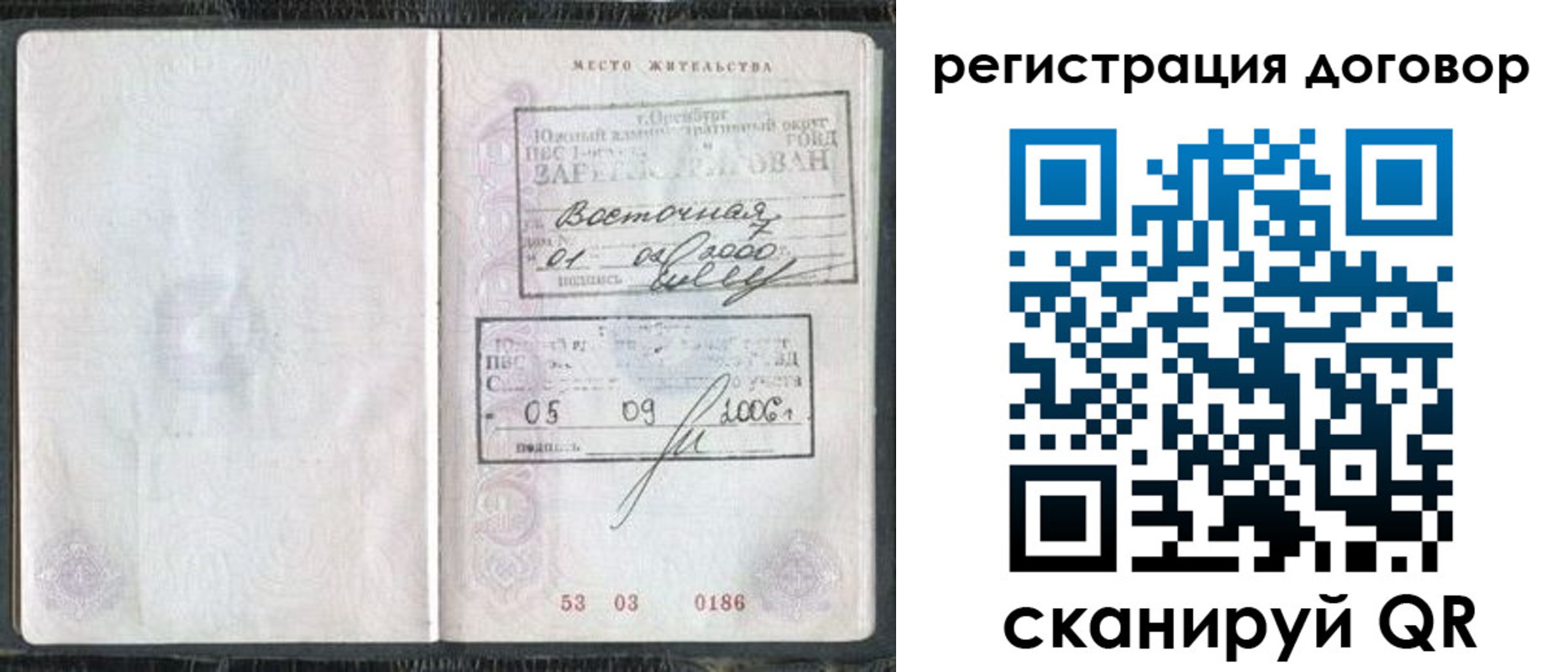 временная регистрация надежно в Белой Холунице